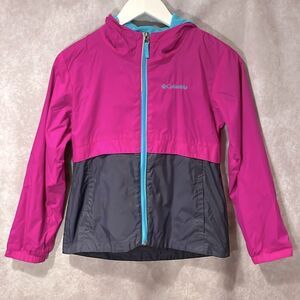 Columbia Kids' Fuchsia and Navy windbreaker size medium
